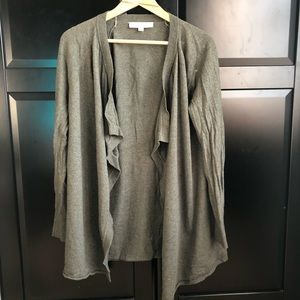LOFT draped front cardigan size M